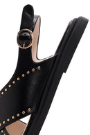 Kadın Siyah Bantlı Sandalet | Derimod Kadın Siyah Bantlı Sandalet | Derimod