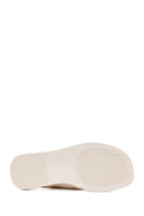 Kadın Krem Bantlı Sandalet | Derimod Kadın Krem Bantlı Sandalet | Derimod