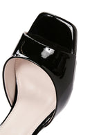 Women's Black Ankle Strap Heeled Patent Leather Shoes | Derimod Women's Black Ankle Strap Heeled Patent Leather Shoes | Derimod