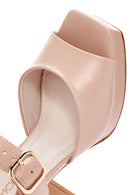 Women's Pink Ankle Strap High Heel Sandals | Derimod Women's Pink Ankle Strap High Heel Sandals | Derimod