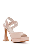 Women's Pink Ankle Strap High Heel Sandals | Derimod Women's Pink Ankle Strap High Heel Sandals | Derimod