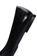 Kadın Siyah Rugan Babet | Derimod Kadın Siyah Rugan Babet | Derimod