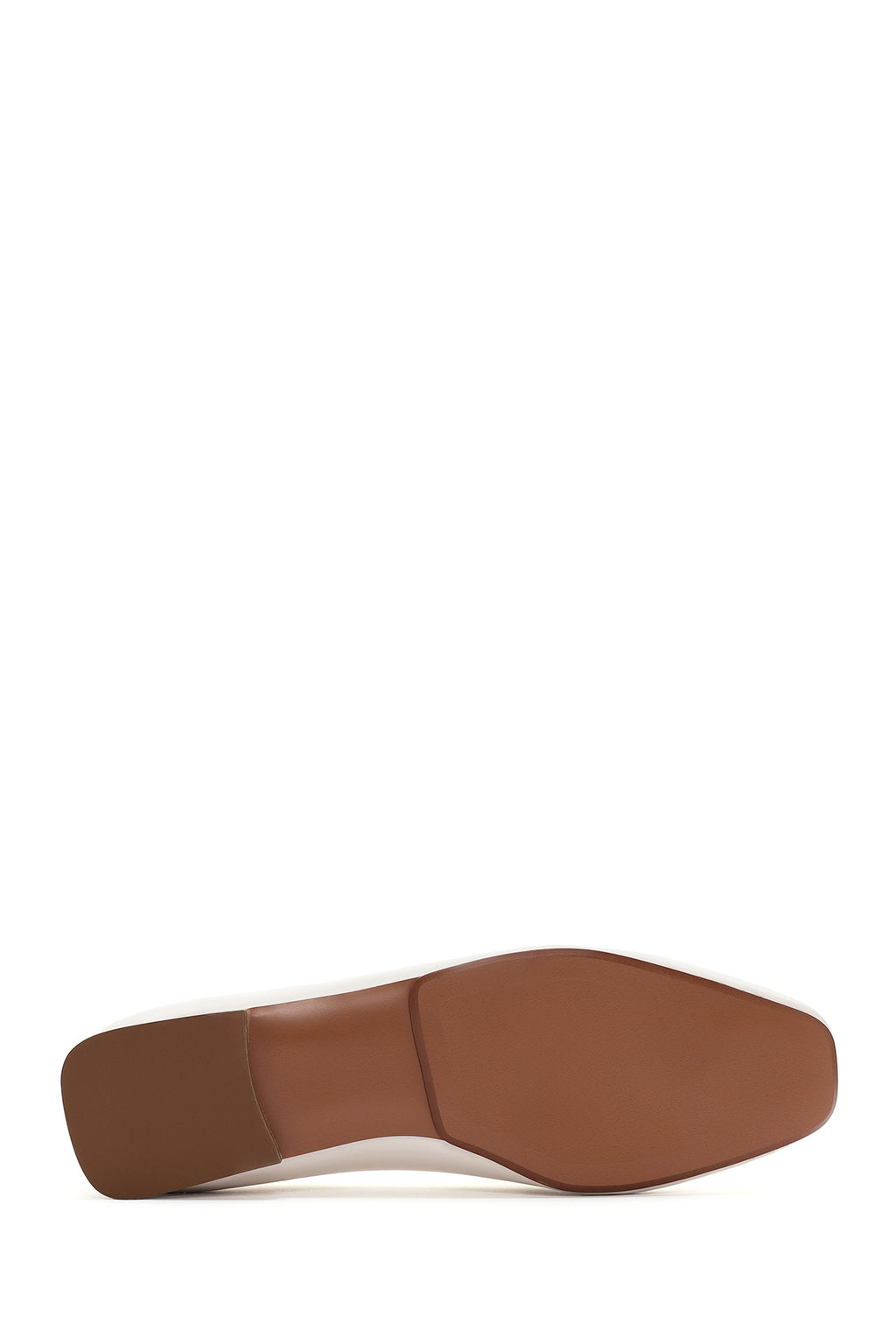Kadın Beyaz Maskülen Loafer