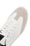 Kadın Beyaz Bağcıklı Sneaker | Derimod Kadın Beyaz Bağcıklı Sneaker | Derimod