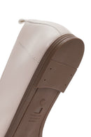 Women's Cream Masculine Loafer | Derimod Women's Cream Masculine Loafer | Derimod