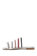 Kadın Çok Renkli Taşlı Parmak Arası Terlik | Derimod Kadın Çok Renkli Taşlı Parmak Arası Terlik | Derimod