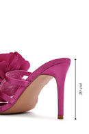 Kadın Pembe Aksesuar Detaylı İnce Topuklu Terlik | Derimod Kadın Pembe Aksesuar Detaylı İnce Topuklu Terlik | Derimod