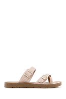 Women's Pink Stone Flip Flops | Derimod Women's Pink Stone Flip Flops | Derimod