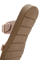 Women's Pink Stone Flip Flops | Derimod Women's Pink Stone Flip Flops | Derimod