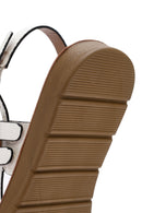 Kadın Beyaz Bilekten Bantlı Parmak Arası Sandalet | Derimod Kadın Beyaz Bilekten Bantlı Parmak Arası Sandalet | Derimod