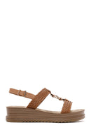 Women's Tan Ankle Strap Sandals | Derimod Women's Tan Ankle Strap Sandals | Derimod