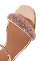 Women's Gold Ankle Strap Stone Sandals | Derimod Women's Gold Ankle Strap Stone Sandals | Derimod