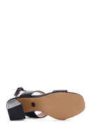 Kadın Siyah Bilekten Bantlı Topuklu Sandalet | Derimod Kadın Siyah Bilekten Bantlı Topuklu Sandalet | Derimod