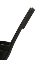 Women's Black Stone Slippers | Derimod Women's Black Stone Slippers | Derimod