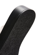 Women's Beige Thick Soled Slippers | Derimod Women's Beige Thick Soled Slippers | Derimod