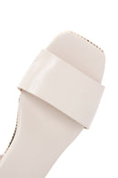 Kadın Bej Bilekten Bantlı Dolgu Topuklu Sandalet | Derimod Kadın Bej Bilekten Bantlı Dolgu Topuklu Sandalet | Derimod