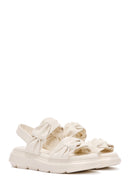 Women's Beige Ankle Strap Sandals | Derimod Women's Beige Ankle Strap Sandals | Derimod