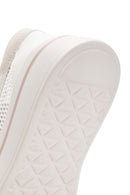 Women's Cream Lace-Up Sneakers | Derimod Women's Cream Lace-Up Sneakers | Derimod