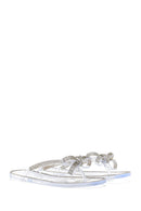 Women's Transparent Jelly Stone Slippers | Derimod Women's Transparent Jelly Stone Slippers | Derimod
