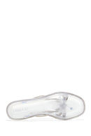 Women's Transparent Jelly Stone Slippers | Derimod Women's Transparent Jelly Stone Slippers | Derimod