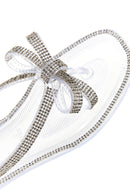 Women's Transparent Jelly Stone Slippers | Derimod Women's Transparent Jelly Stone Slippers | Derimod