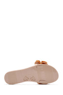Women's Beige Jelly Slippers | Derimod Women's Beige Jelly Slippers | Derimod