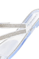 Women's Transparent Jelly Stone Slippers | Derimod Women's Transparent Jelly Stone Slippers | Derimod