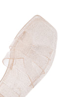 Women's Gold Transparent Jelly Slippers | Derimod Women's Gold Transparent Jelly Slippers | Derimod
