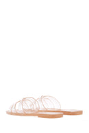 Women's Gold Transparent Jelly Slippers | Derimod Women's Gold Transparent Jelly Slippers | Derimod