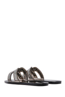 Kadın Siyah Taşlı Jelly Terlik | Derimod Kadın Siyah Taşlı Jelly Terlik | Derimod