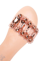 Women's Pink Jelly Stone Slippers | Derimod Women's Pink Jelly Stone Slippers | Derimod