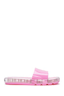 Women's Fuchsia Jelly Slippers | Derimod Women's Fuchsia Jelly Slippers | Derimod