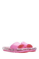 Women's Fuchsia Jelly Slippers | Derimod Women's Fuchsia Jelly Slippers | Derimod