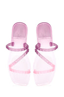 Women's Purple Transparent Jelly Slippers | Derimod Women's Purple Transparent Jelly Slippers | Derimod
