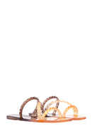 Women's Brown Transparent Jelly Slippers | Derimod Women's Brown Transparent Jelly Slippers | Derimod