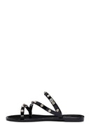 Kadın Siyah Jelly Taşlı Terlik | Derimod Kadın Siyah Jelly Taşlı Terlik | Derimod