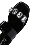 Kadın Siyah Jelly Taşlı Terlik | Derimod Kadın Siyah Jelly Taşlı Terlik | Derimod