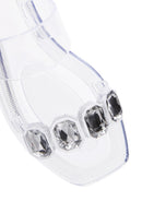 Women's Transparent Jelly Stone Slippers | Derimod Women's Transparent Jelly Stone Slippers | Derimod