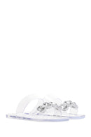 Women's Transparent Jelly Stone Slippers | Derimod Women's Transparent Jelly Stone Slippers | Derimod