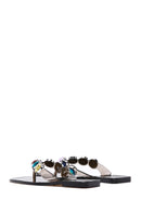 Kadın Siyah Taşlı Jelly Parmak Arası Terlik | Derimod Kadın Siyah Taşlı Jelly Parmak Arası Terlik | Derimod