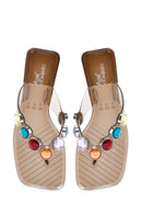 Kadın Siyah Taşlı Jelly Parmak Arası Terlik | Derimod Kadın Siyah Taşlı Jelly Parmak Arası Terlik | Derimod