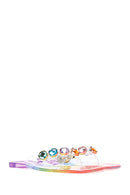 Kadın Çok Renkli Taşlı Jelly Parmak Arası Terlik | Derimod Kadın Çok Renkli Taşlı Jelly Parmak Arası Terlik | Derimod