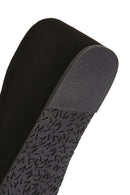 Women's Black Jelly Filled Heeled Slippers | Derimod Women's Black Jelly Filled Heeled Slippers | Derimod