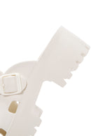 Kadın Beyaz Jelly Kalın Tabanlı Terlik | Derimod Kadın Beyaz Jelly Kalın Tabanlı Terlik | Derimod