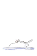 Women's Transparent Jelly Flip Flops Sandals | Derimod Women's Transparent Jelly Flip Flops Sandals | Derimod