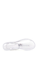 Women's Transparent Jelly Flip Flops Sandals | Derimod Women's Transparent Jelly Flip Flops Sandals | Derimod