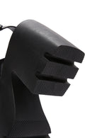 Women's Black Ankle Strap Thick Heeled Sandals | Derimod Women's Black Ankle Strap Thick Heeled Sandals | Derimod