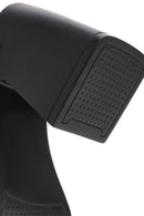 Kadın Siyah Bantlı Platform Topuklu Sandalet | Derimod Kadın Siyah Bantlı Platform Topuklu Sandalet | Derimod