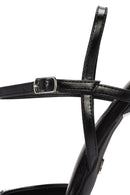 Kadın Siyah Arkası Açık Yüksek Topuklu Taşlı Stiletto | Derimod Kadın Siyah Arkası Açık Yüksek Topuklu Taşlı Stiletto | Derimod