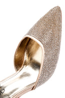 Women's Beige Open Back Thin Heeled Shoes | Derimod Women's Beige Open Back Thin Heeled Shoes | Derimod